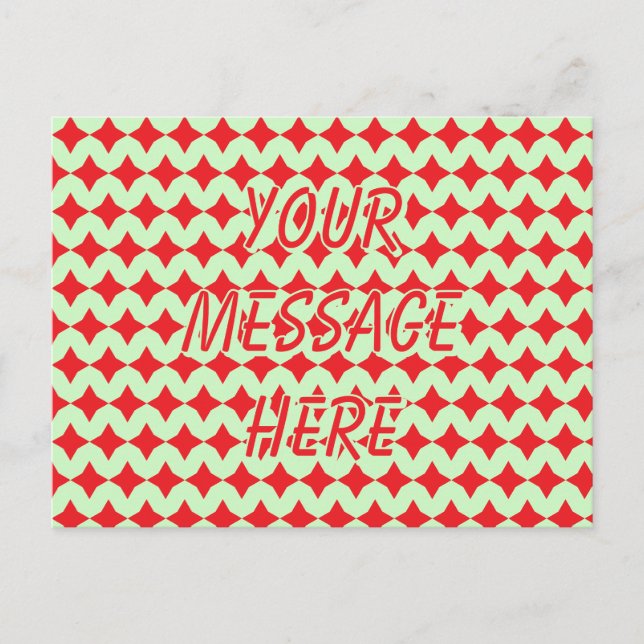 Customisable Christmas Postcard (Front)