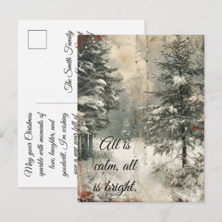 Customisable Christmas Postcards, Budget-Friendly Postcard