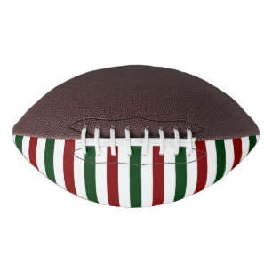 Customisable Christmas Stripes Football