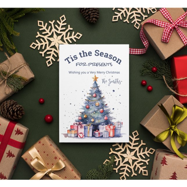 Customisable Christmas Tree Card (Creator Uploaded)