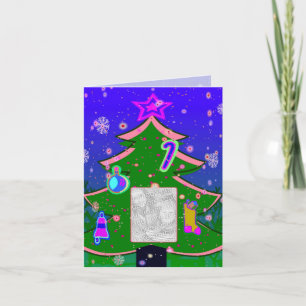 Customisable Christmas Tree Card