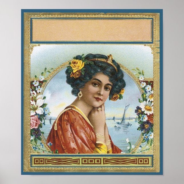 Customisable Cigar Label 2 Poster (Front)