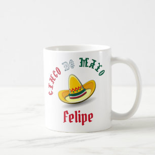 Customisable Cinco de Mayo May 5 Fiesta Coffee Mug