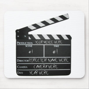 Customisable Clapboard Slate movie filmmaker film Mouse Pad