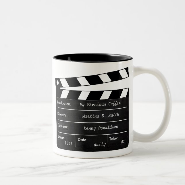 Customisable Clapperboard Mug  (Right)