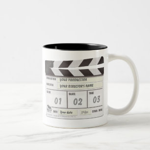 Customisable Clapperboard Mug