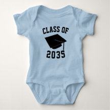 Customisable Class of 2035 Baby Shirt