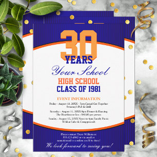 Customisable Class Reunion Invitation