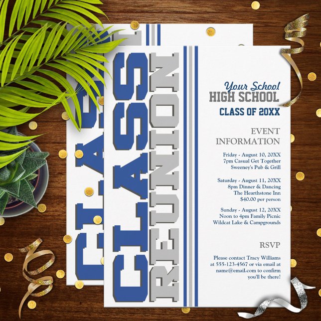 Customisable Class Reunion Invitation (Creator Uploaded)