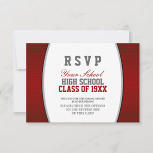 Customisable Class Reunion RSVP