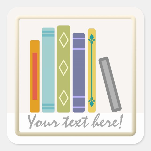 Customisable Classic Children's Books Stickers (Front)