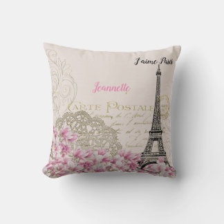 Customisable Classic Paris Motif  Cushion