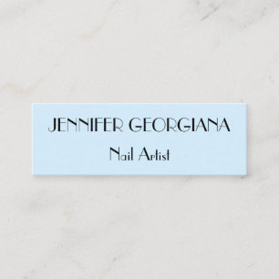 Customisable & Classy Nail Artist Business Card