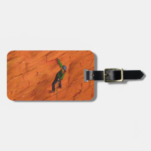Customisable climbing Luggage Tag