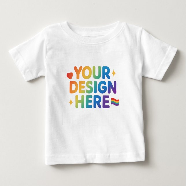 Customisable Clothing | YOU DESIGN HERE Baby T-Shirt (Front)
