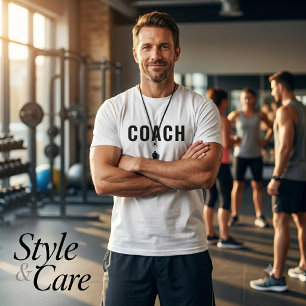 Customisable COACH Text Statement T-Shirt