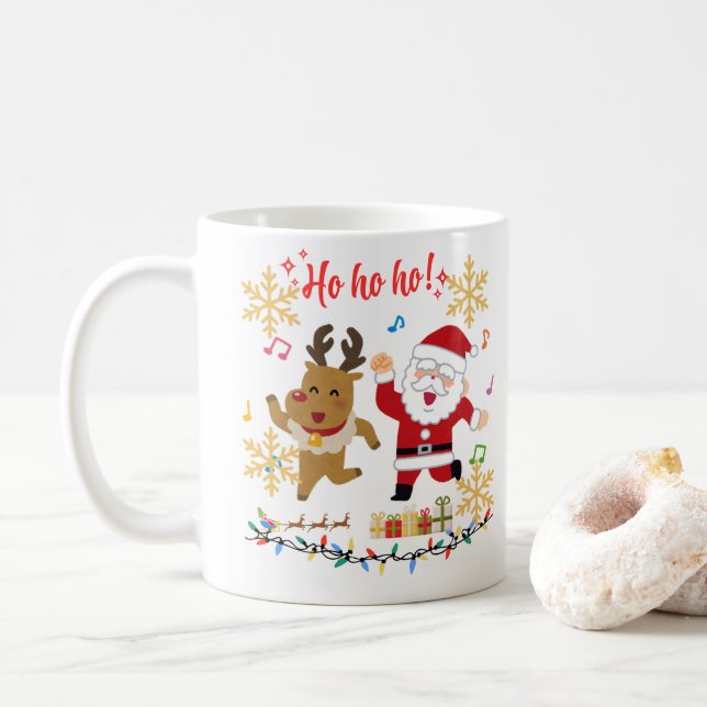 Customisable Coffee Companion Mug (With Donut)