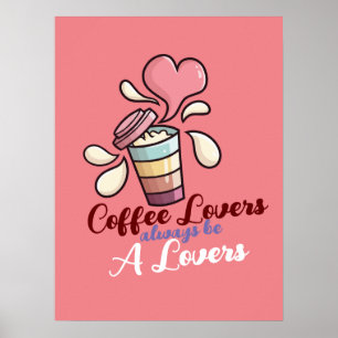 Customisable Coffee Lovers Poster