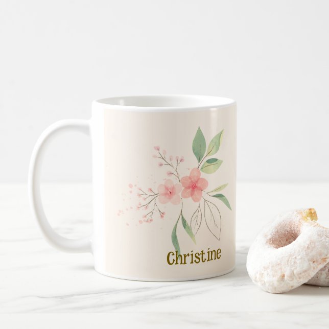 Customisable Coffee Mug | Perfect Gift  (With Donut)