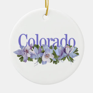 Customisable Colorado Ornament with Columbine