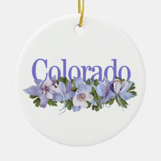 Customisable Colorado Ornament with Columbine