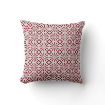 Customisable Colour - Maroon Grey Abstract Pattern