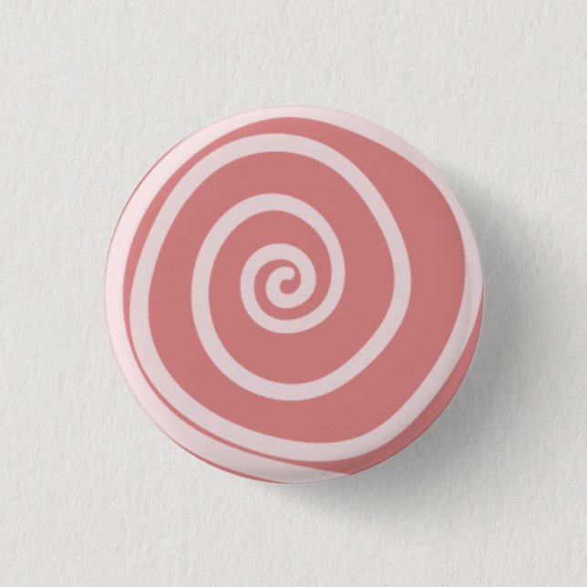 Customisable colour Spiral Button (Front)