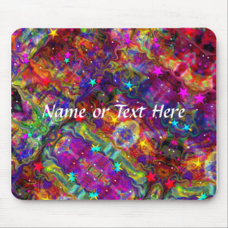 Customisable Colourful Abstract Art Mouse Pad