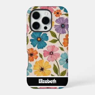 Customisable Colourful Floral Phone Cover