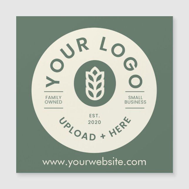 Customisable Company Logo Sage Green (Front)