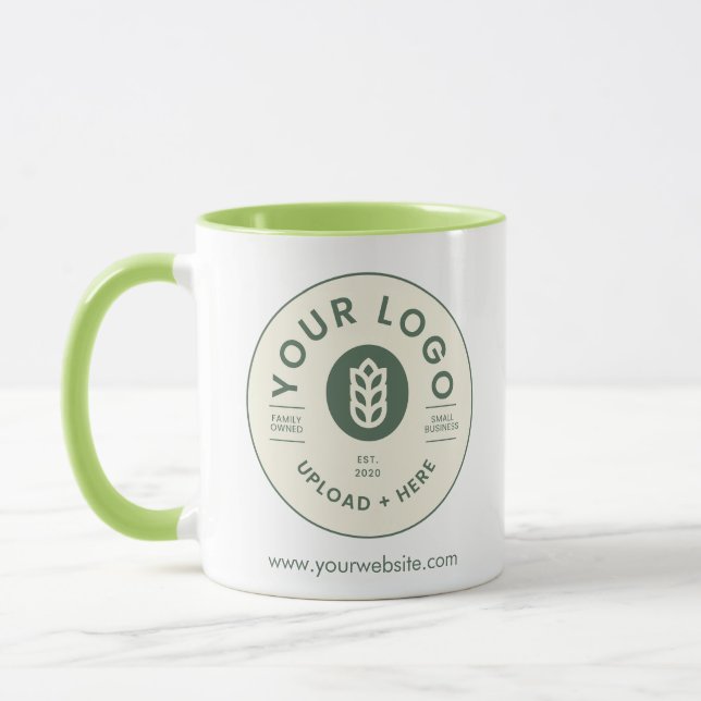 Customisable Company Logo Website Mug (Left)