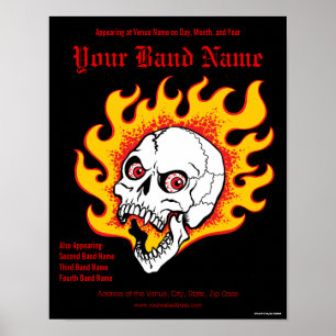 Customisable Concert Poster