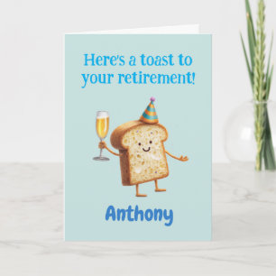 Customisable Congratulations Mens Funny Retirement Card