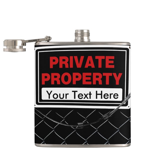 Customisable Cool Fun Unique Hip Flask (Opened)