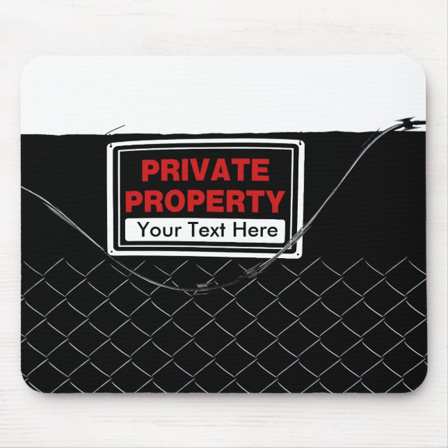 Customisable Cool Fun Unique Mouse Pad (Front)