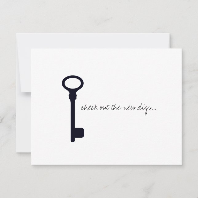 Customisable Cool Housewarming Party Invite (Front)