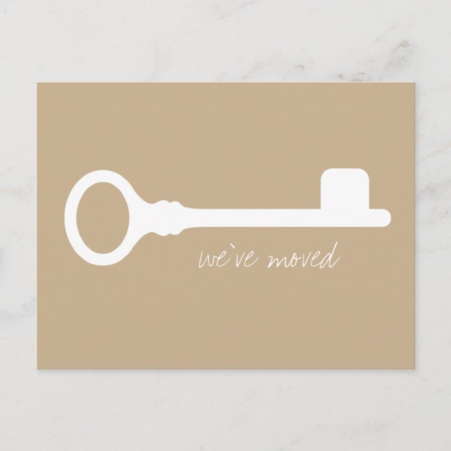 Customisable Cool New Address Announcement (Front)