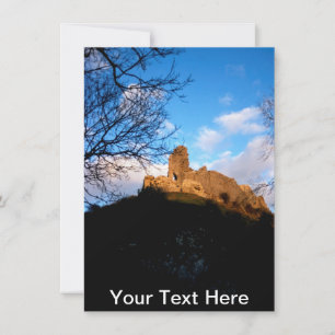 Customisable Corfe Castle card