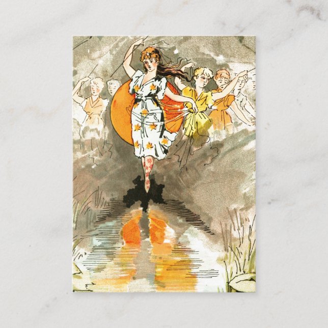 Customisable Cosmic Magic Seven Sisters Business Card (Front)