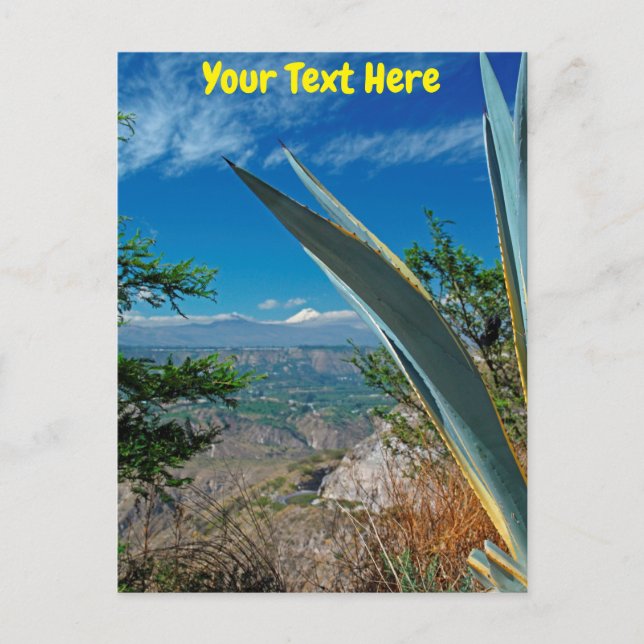 Customisable Cotopaxi volcano, Ecuador Postcard (Front)