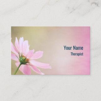 Customisable counsellor therapist cosmos business card