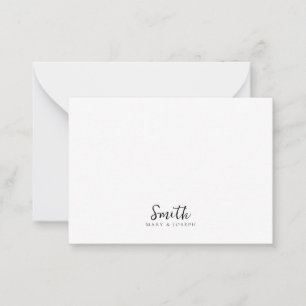 Customisable Couple First Names And Last Name Gift Card