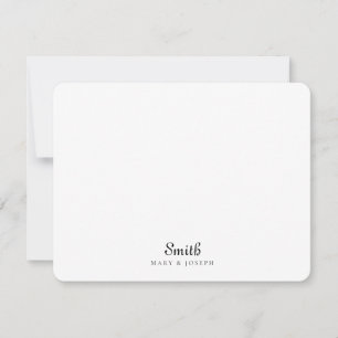 Customisable Couple First Names And Last Name Gift Card