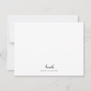 Customisable Couple First Names And Last Name Gift Card