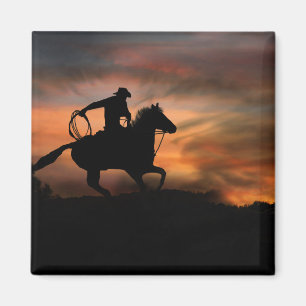 Customisable Cowboy Magnet