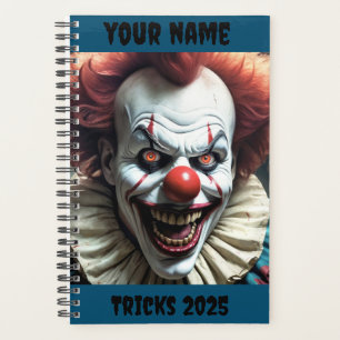 Customisable - "Creepy Clown" Planner