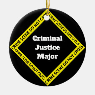 Customisable Criminal Justice Ceramic Ornament