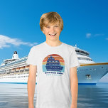 Customisable Cruise Ship Sunset Family Trip Kids Tri-Blend Shirt<br><div class="desc">Cool custom cruise ship kids tri-blend t-shirts for a boy or girl on your family reunion or spring break trip to Bermuda,  The Bahamas,  or The Caribbean. Customise these cute sunset tees with your family name and destination or year.</div>