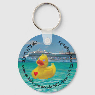 Customisable Cruising Duck Key Ring