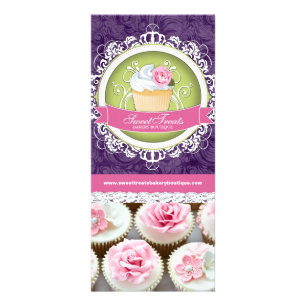 Customisable Cupcake Boutique Rack Card